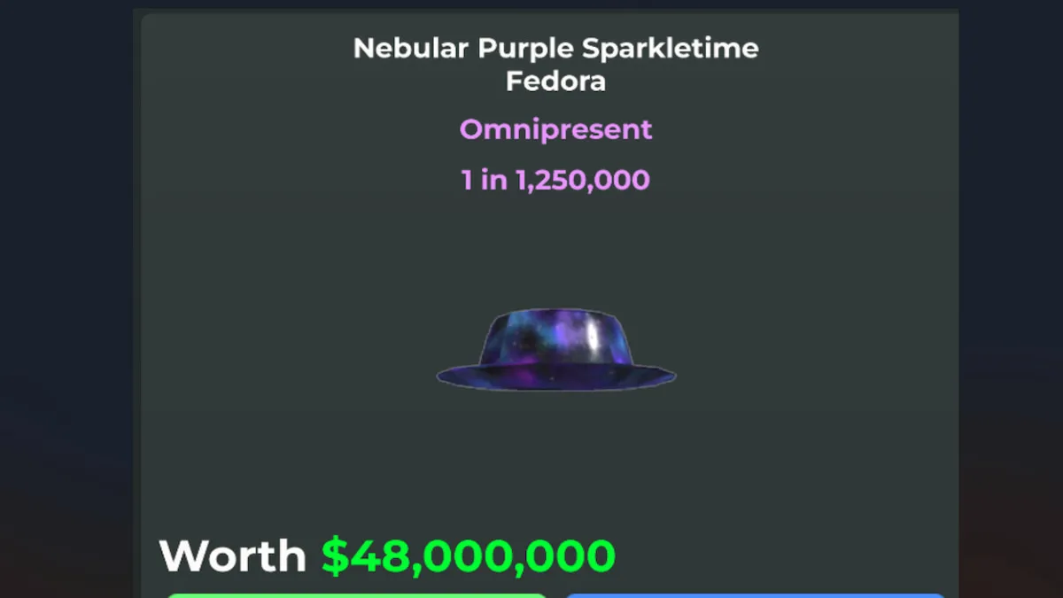 El objeto Nebula Sparkletime en Void Fishing